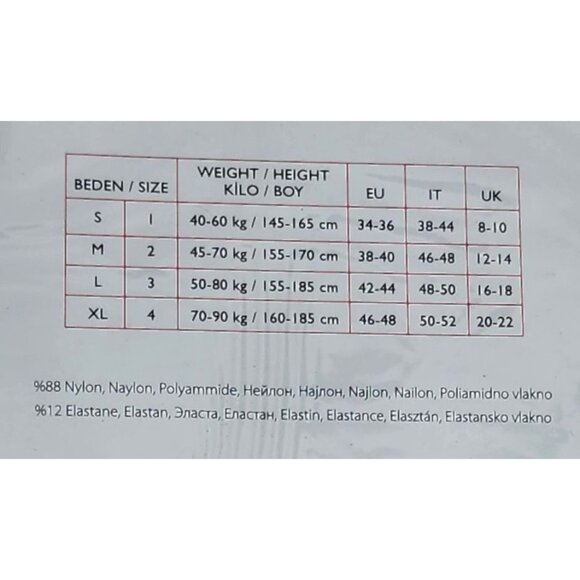 Penti 51 Light Skin #4 XL Sheer Tights – 20 Den Matte Nylon Elastane 5145 - Picture 6 of 10